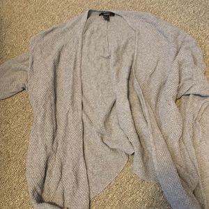Gray cardigan